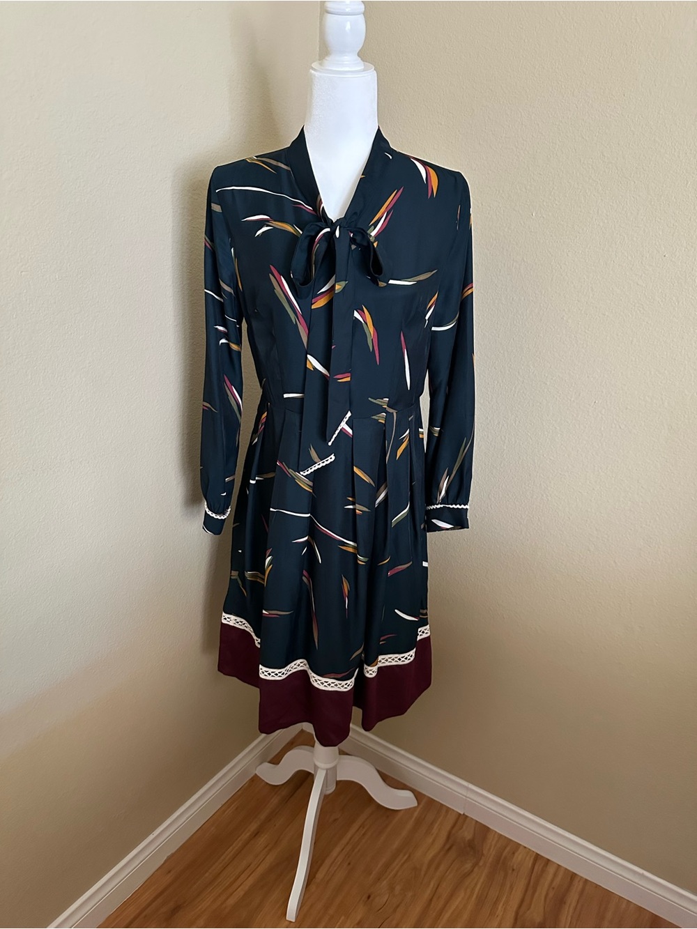 ✨ NWT Miss Patina London x ModCloth Abstract Midi Dress L ✨